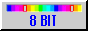 8-bit retro badge